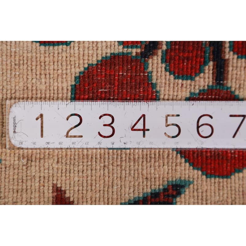 Pictorial Kazak Oriental Foyer Rug Handmade Wool Carpet - 2'0"x 3'0"