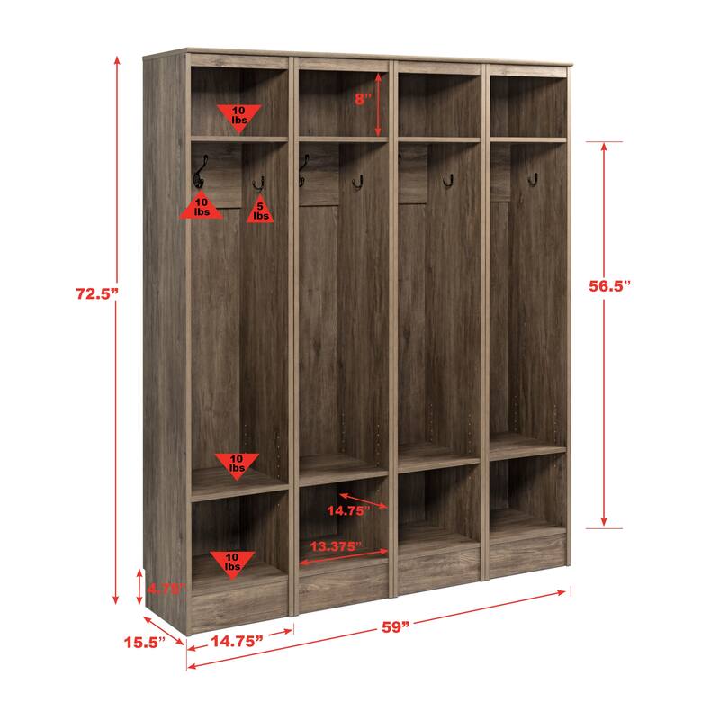 Prepac Narrow Entryway Organizer