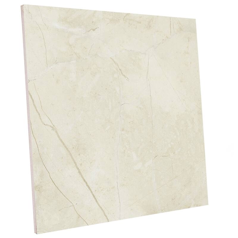 Merola Tile Reve Beige 23-1/2" x 23-1/2" Porcelain Floor and Wall Tile