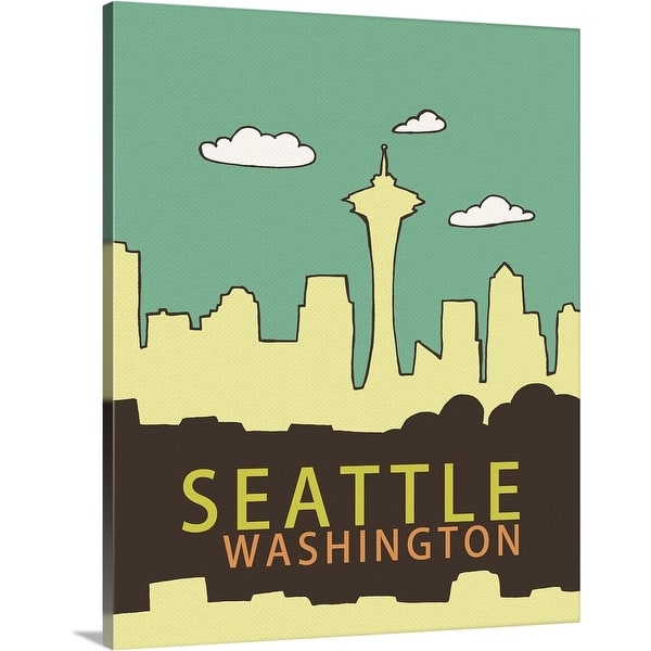 Shop Seattle Canvas Wall Art Overstock 16892438