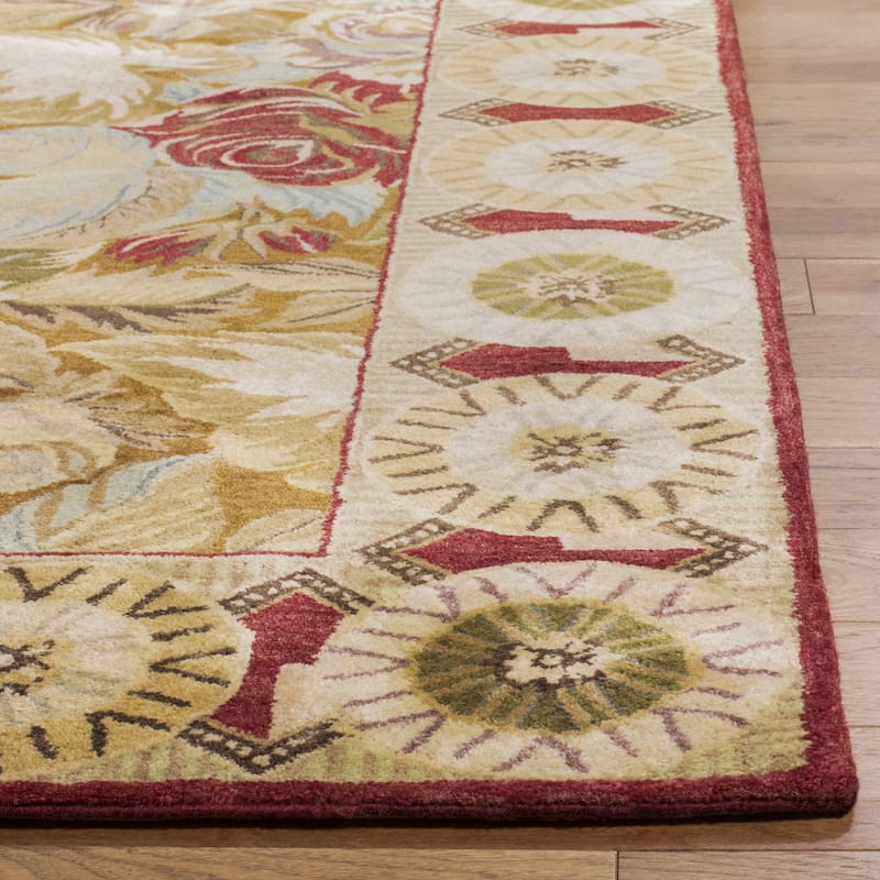 SAFAVIEH Handmade Bergama Arieana Oriental Hand-spun Wool Rug
