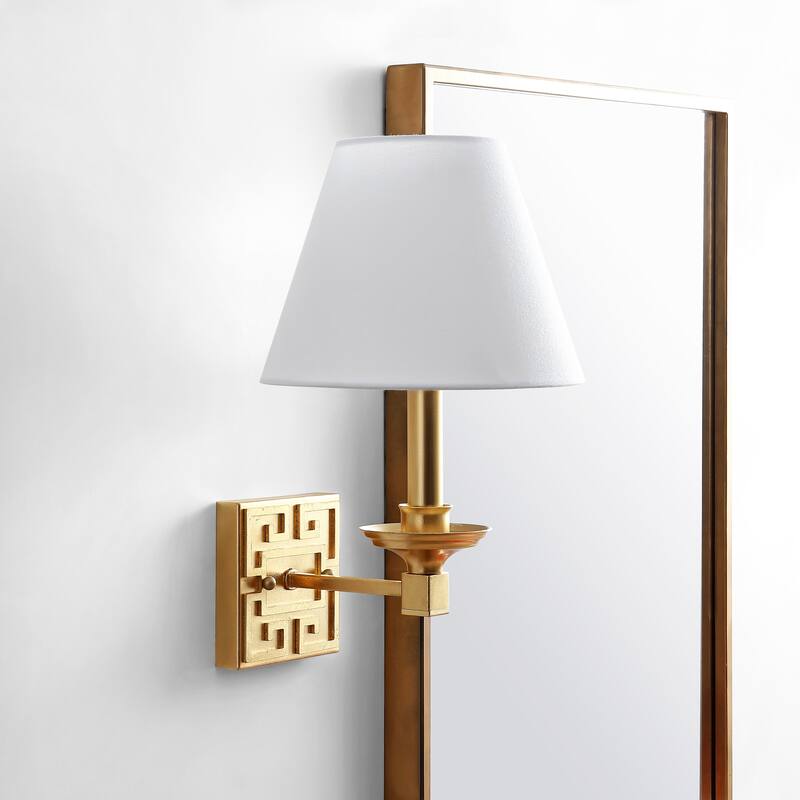 SAFAVIEH Lighting Liliana Chrome Wall Sconce (Set of 2) - 9"x10"x15" - 9Wx10Dx15H