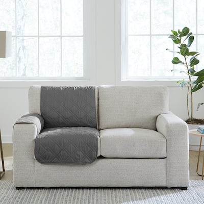 SureFit Gemma Corner Sectional Sofa Cover Furniture Protector, Waterproof Pet Protector Furniture Covers
