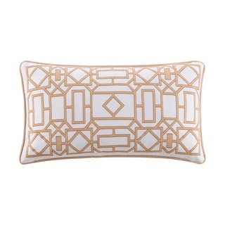 Southern Tide Trellis Square Linen Decorative Pillow