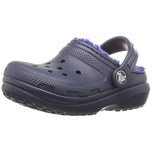boys fur lined crocs
