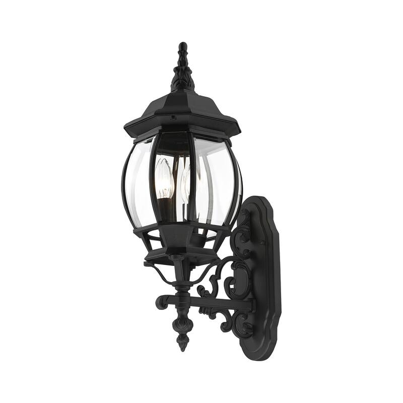 Livex Lighting Frontenac 3 Light 22" Tall Outdoor Wall Sconce
