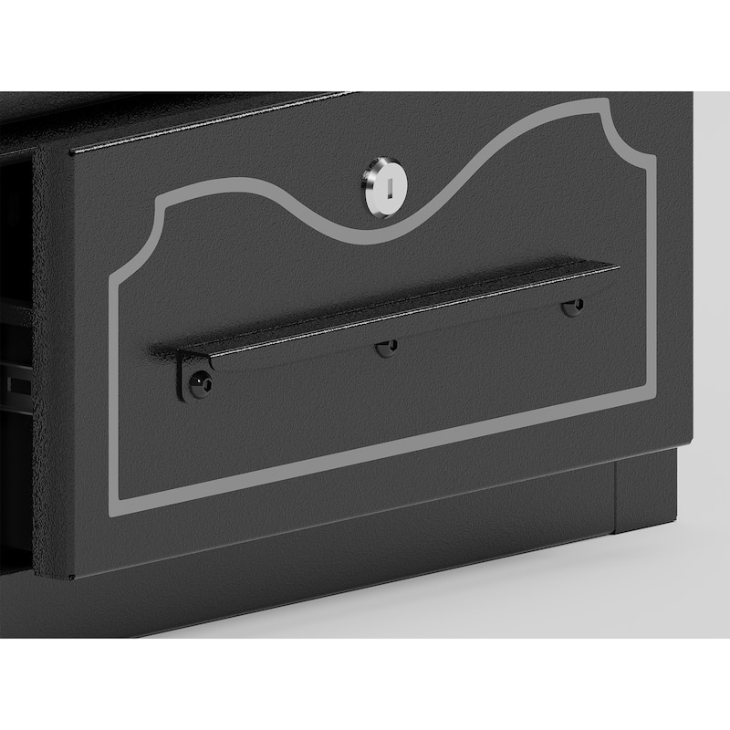 8 - Gun Capacity Rifle Safe. Holds Rifles, Pistols, Shotguns. Digital Lock for Quick Access. Removable Shelf