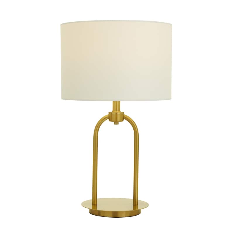 Metal Paper Clip Floor Lamp - Gold - Roche River Decor - Gold - 7"W, 19"H