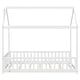preview thumbnail 8 of 48, Twin Size Solid Wood House Bed with Guardrails for Toddlers