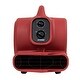 preview thumbnail 7 of 5, XPOWER Air Mover, Dryer, Blower w/ Power Outlets & Timer - Red