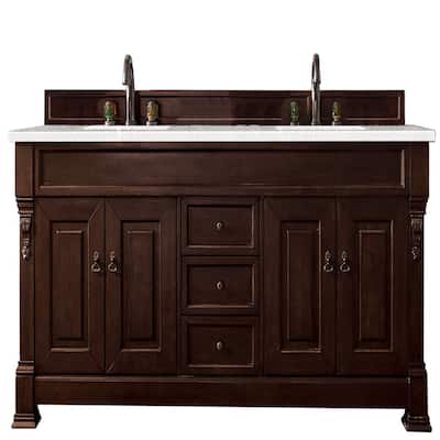 James Martin Vanities Brookfield 72" Double Vanity, Burnished Mahogany