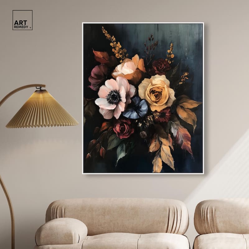 Dark Roses Beauty I Canvas by Art Remedy