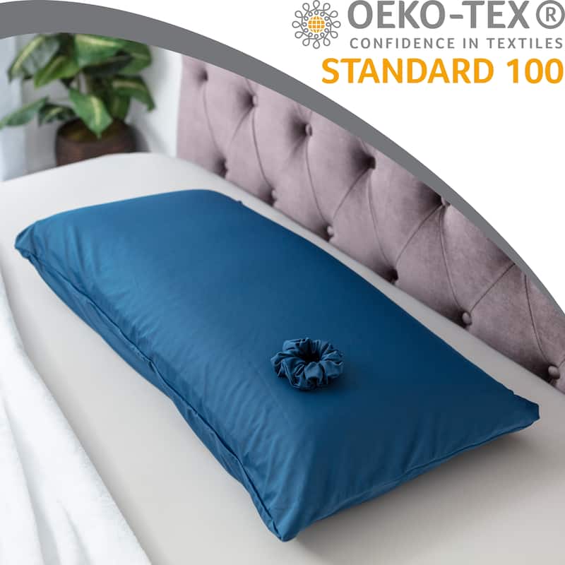 Beauty Pillow Cover Keeps Hair Tangle Free and Bonus Matched Scrunchie