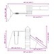 preview thumbnail 4 of 15, vidaXL Swing Set Outdoor Backyard Wooden Playground Equipment for Kids Age 3-8