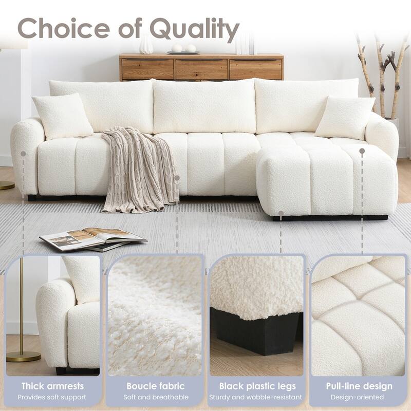 L Shape with Extra-large Seat