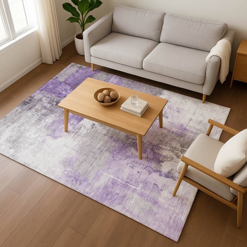 Premium Washable Super Soft Abstract Modern Mayfield Rug