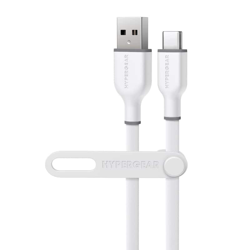 HyperGear Flexi PRO USB to USB-C Cable 4ft - White