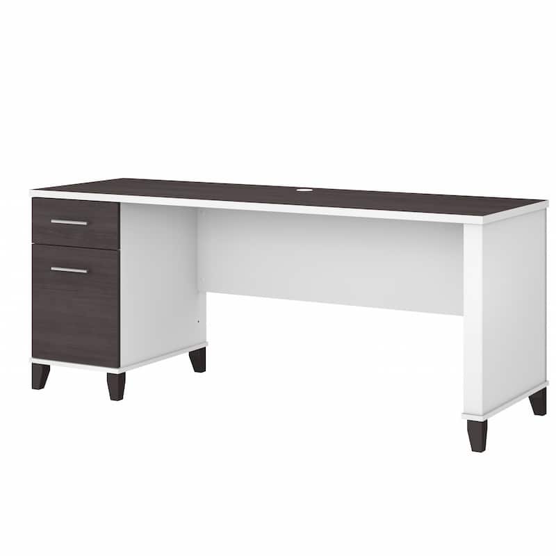 Bush Furniture Somerset 72W Office Desk with Storage Drawers
