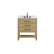 preview thumbnail 63 of 157, Sterling Double Bathroom Vanity Honey Brown - 30"
