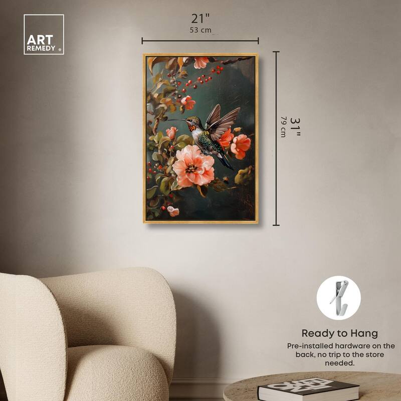 Whirring Wings I Canvas by Art Remedy