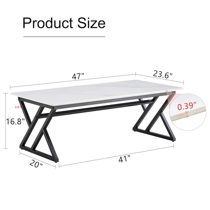 A modern minimalist style coffee table