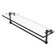 preview thumbnail 13 of 55, Allied Brass 16 Inch Glass Vanity Shelf with Integrated Towel Bar 22 - Antique Bronze