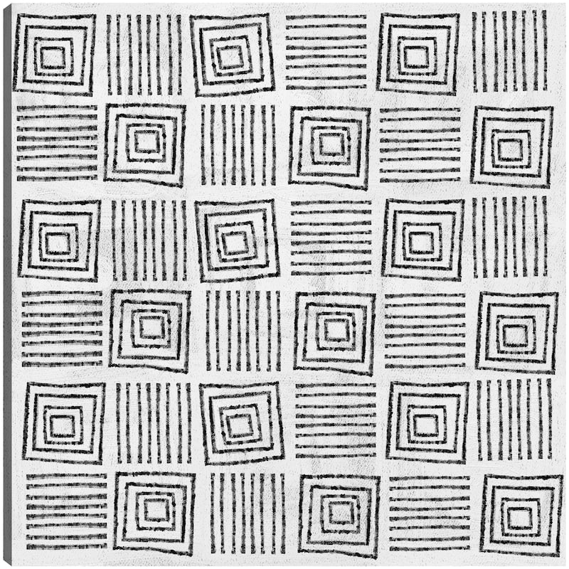 Mudcloth Patterns II By Studio Arts Canvas Art Print