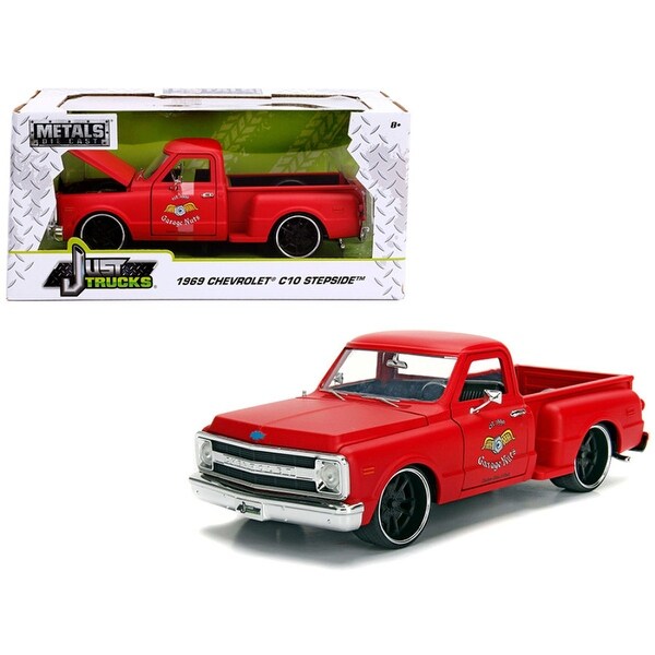 red diecast truck