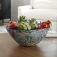 preview thumbnail 2 of 4, Uttermost Genovesa Aqua Glass Bowl - 14.25"W x 6"H x 14.25"D