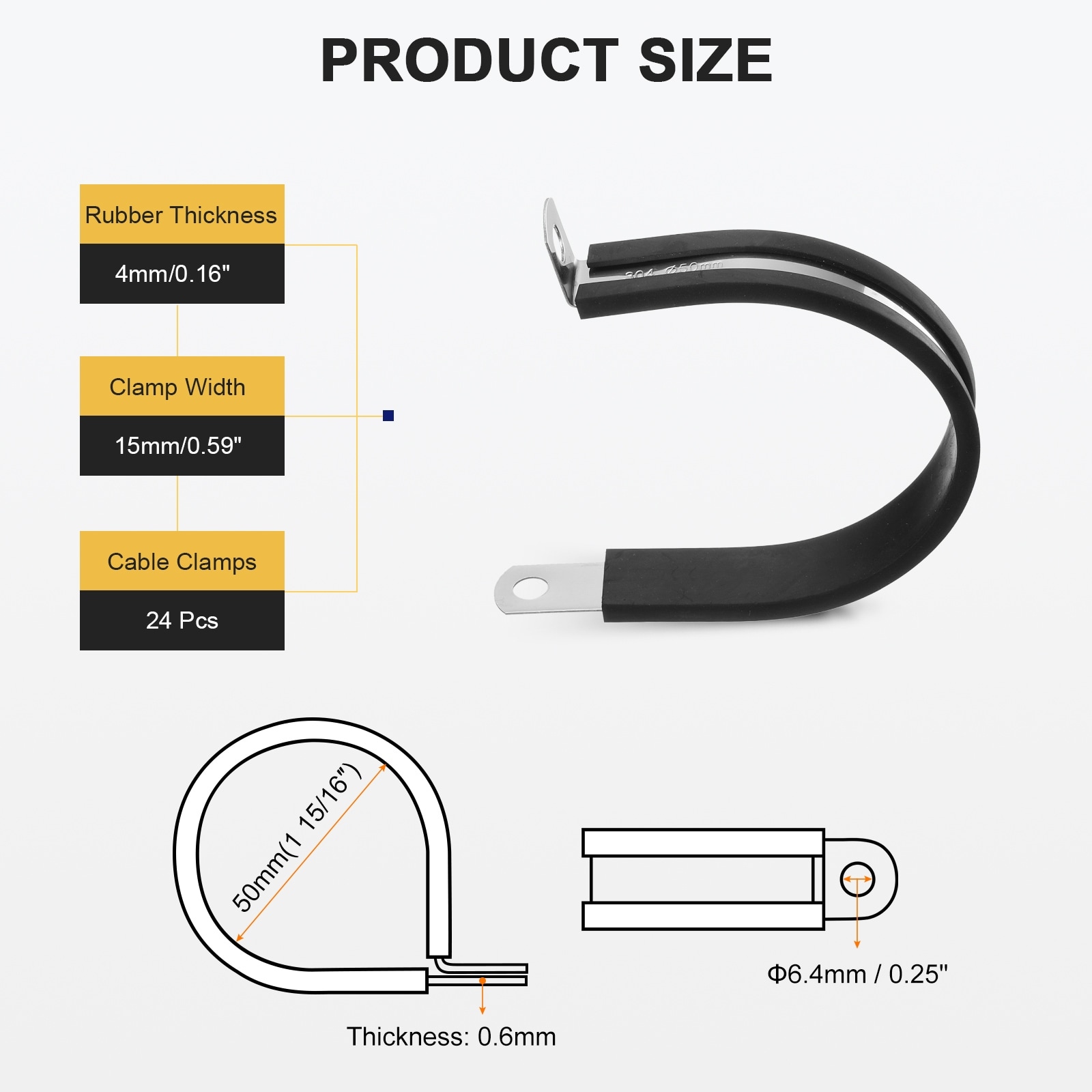 Screw Shelf Support Pegs with Anti-Slip White Sleeve - Black