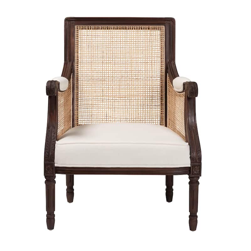 bali & pari Desmond Traditional French Wood Accent Chair