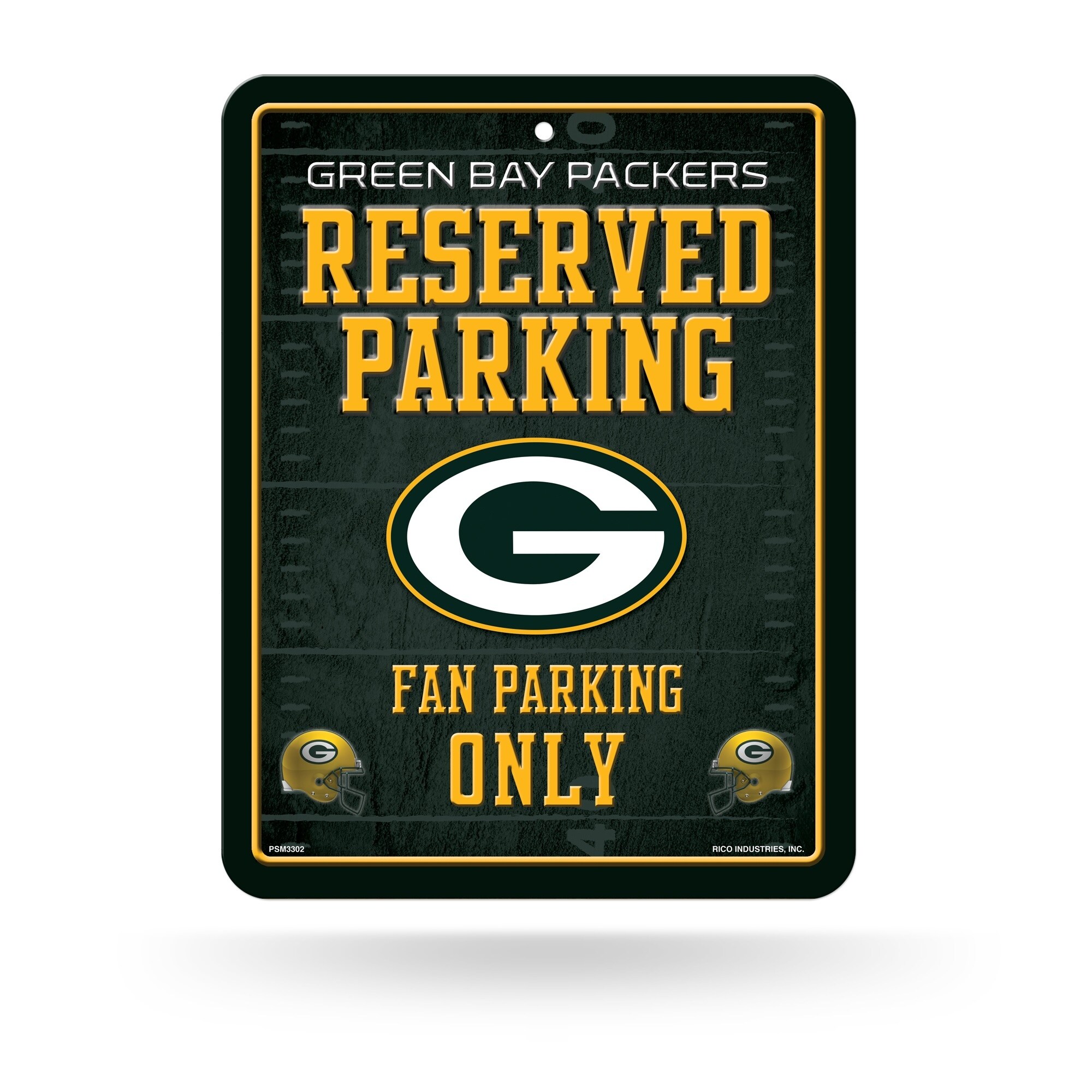 Shop Green Bay Packers Sign Metal Reserved Parking Design Overstock 27570564