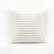 preview thumbnail 1 of 25, Lush Decor Linear Cotton Tassel Decorative Pillow Cover White