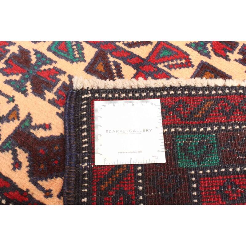 ECARPETGALLERY Hand-knotted Teimani Light Brown Wool Rug - 2'10 x 4'8