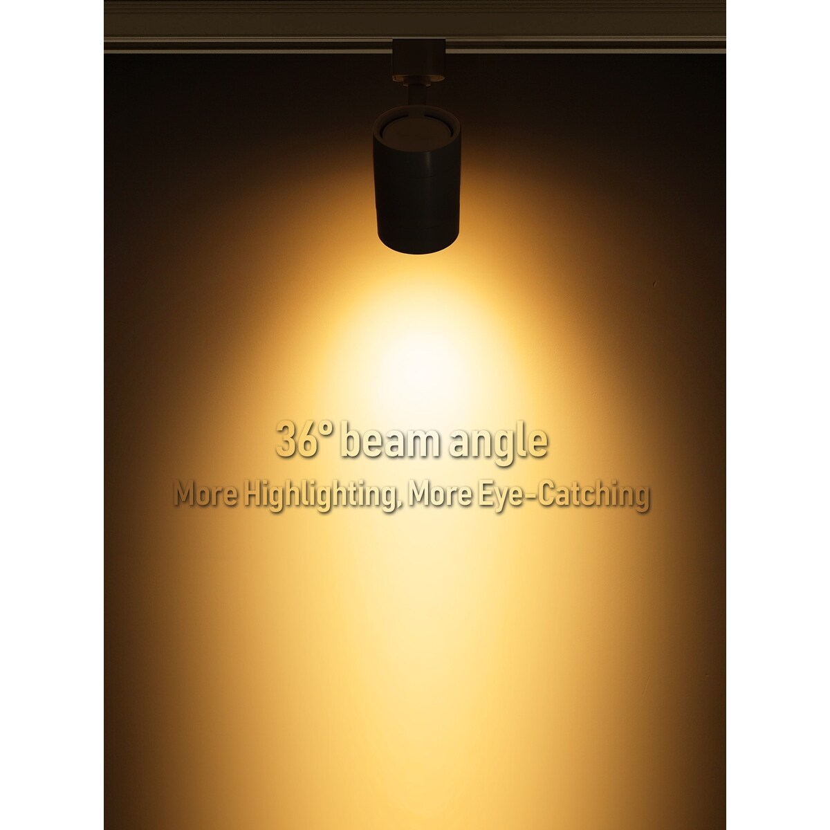 LED Track Lighting Heads Dimmable, H Type Track Spotlight