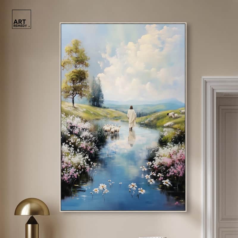Caretaker's Calm Crossing I Canvas by Art Remedy