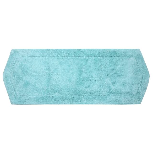 Home Weavers Waterford Collection Absorbent Cotton Machine Washable and Dry Runner Rug