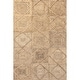 preview thumbnail 2 of 7, Nuloom Mahalia Raised Diamond Jute Area Rug