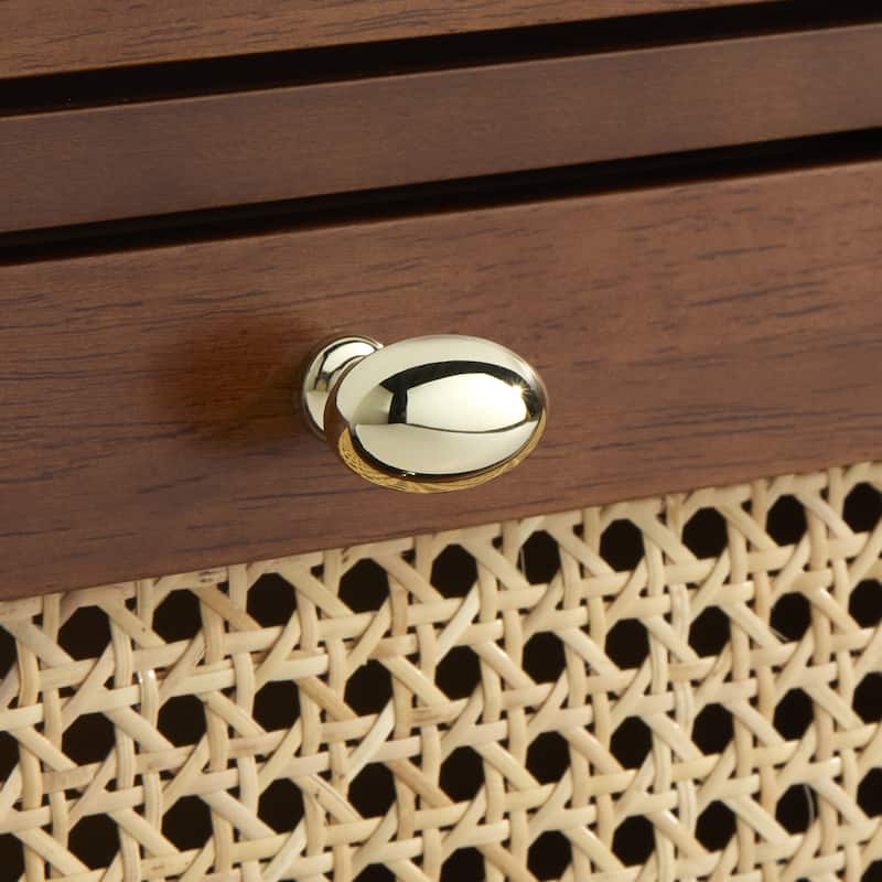 Lifestorey Taylor 6-Drawer Dresser with Natural Cane