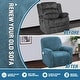 preview thumbnail 3 of 19, Enova Home Real Velvet Spandex Recliner Chair Slipcover with Elastic Bottom Side Pocket