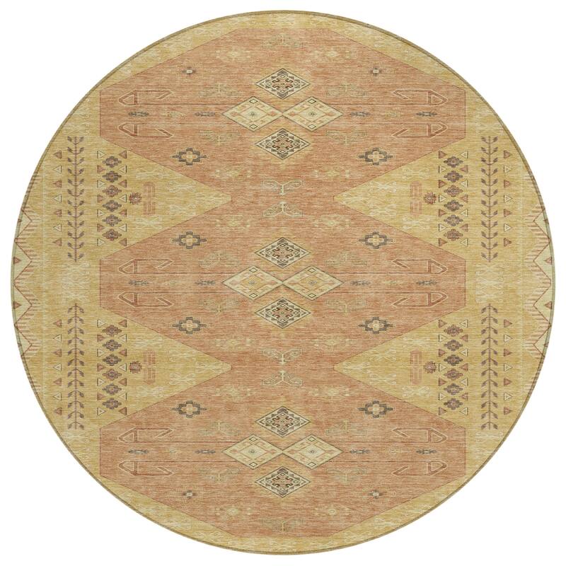 Machine Washable Indoor/ Outdoor Global Hiawatha Chantille Rug