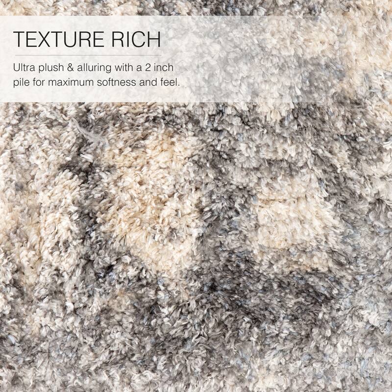 Serenade Abstract Ivory/ Light Gray Area Rug