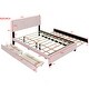 preview thumbnail 41 of 43, Queen Upholstered Bed with Pull-Out Trundle and Ample Storage