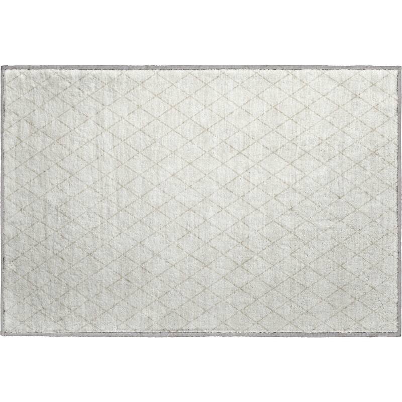 Premium Washable Super Soft Diamond Trellis Mayfield Rug
