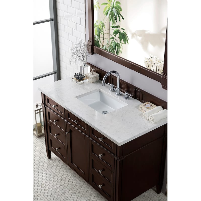 James Martin Vanities Brittany 48" Single Vanity, Burnished Mahogany