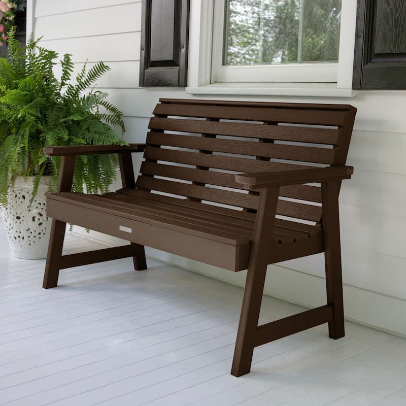 HIGHWOOD Weatherly Eco-Friendly 4-foot Garden Bench