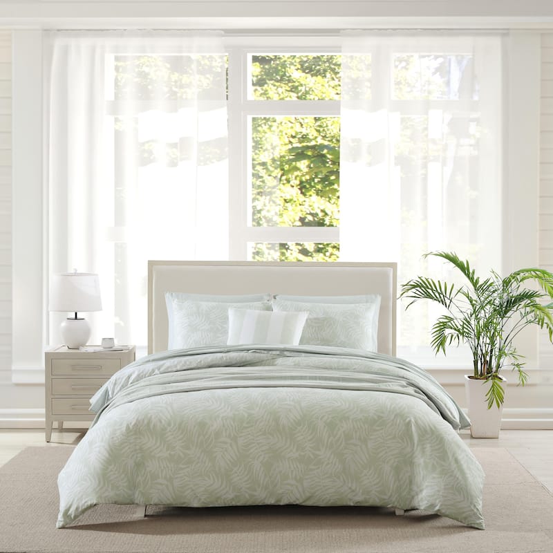 Tommy Bahama Art Of Palms Cotton Duvet Cover Set
