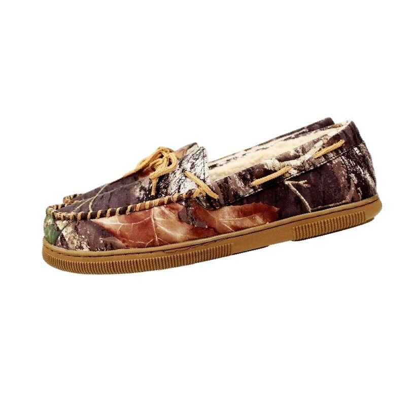 camo moccasins mens