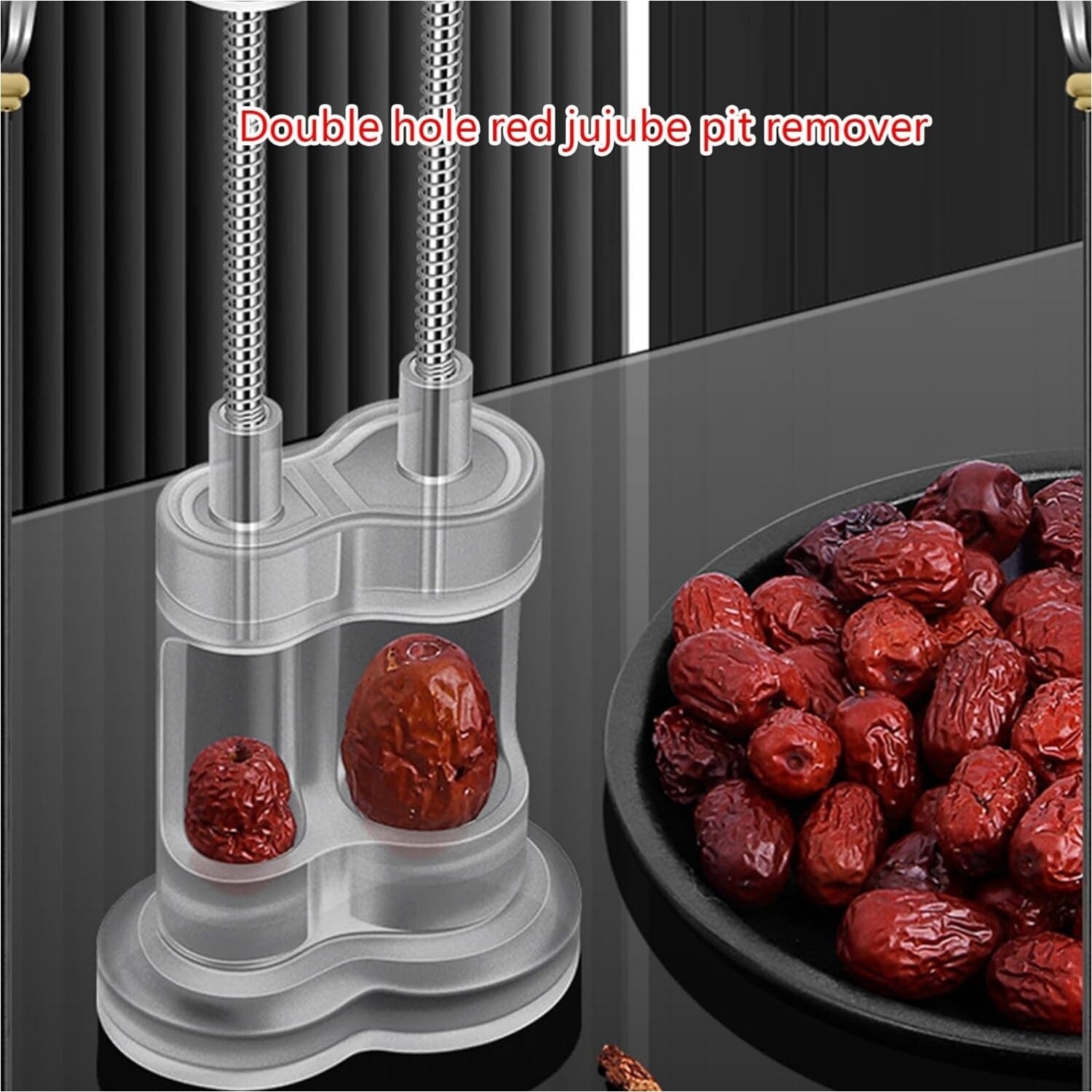 PHEZEN 4-Pc Stainless Steel Fruit Corer & Pitter Set – For Pears, Cherries, Jujubes & Dates - View #13