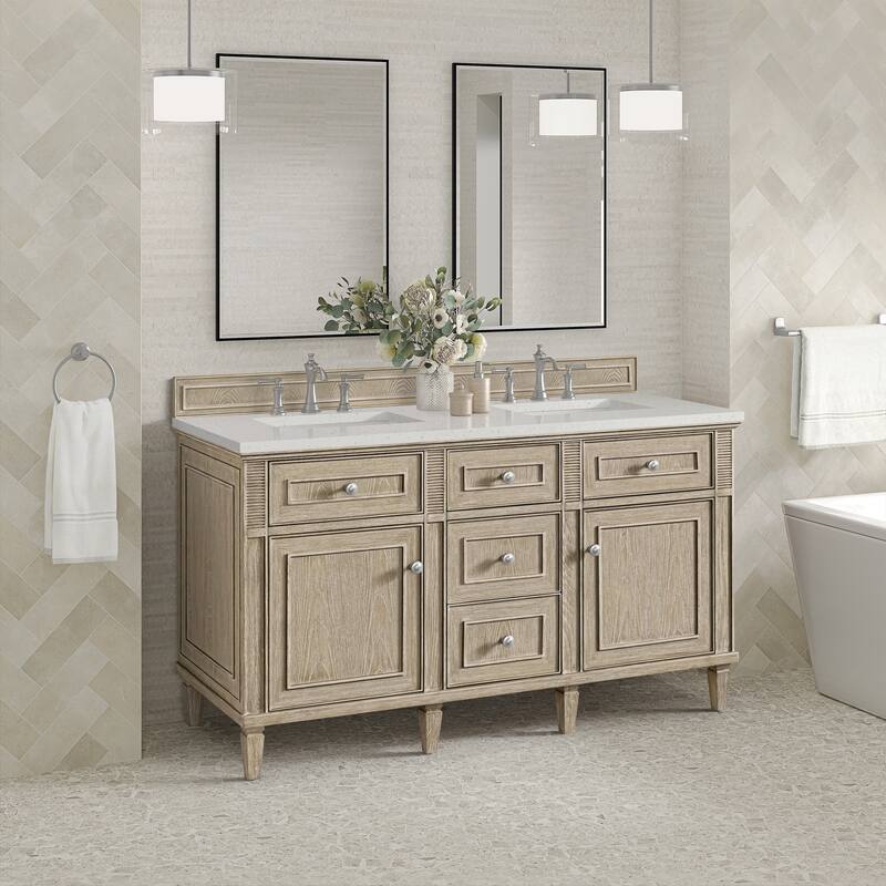 James Martin Vanities 424-V60D-3LDL Lorelai 60" Double Basin Wood